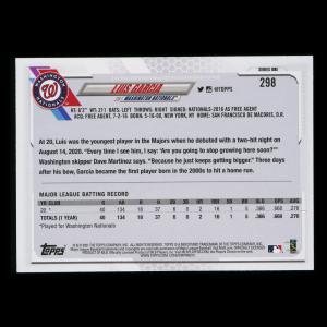 Luis Garcia RC 2021 Topps Rookie Nationals
