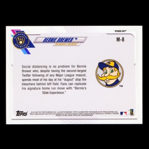 Bernie Brewer 2021 Topps Opening Day Mascot Brewers