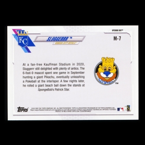 Sluggerrr 2021 Topps Opening Day Mascot Royals