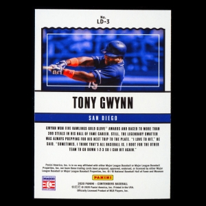 Tony Gwynn 2020 Contenders Legendary Padres