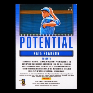 Nate Pearson 2020 Contenders Potential Blue Jays