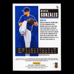 Marco Gonzales 2020 Contenders Season Ticket Purple Mariners