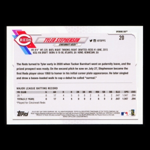 Tyler Stephenson RC 2021 Topps Opening Day Rookie Reds