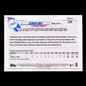 Keibert Ruiz RC 2021 Topps Opening Day Rookie Dodgers