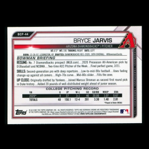 Bryce Jarvis 2021 Bowman Chrome Prospect Diamondbacks