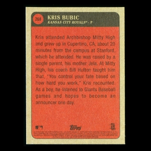 Kris Bubic RC 2021 Heritage Boyhood Photos of the Stars Rookie Royals