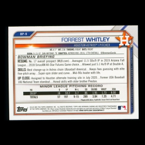 Forrest Whitley 2021 Bowman Prospect Astros