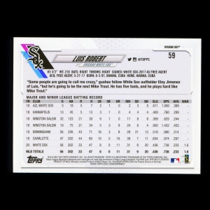 Luis Robert 2021 Topps Opening Day All-Star Rookie White Sox