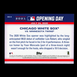 Chicago White Sox 2021 Topps Opening Day