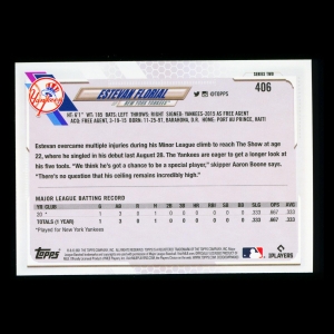 Estevan Florial RC Topps 2021 Rookie Yankees