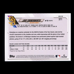 Jake Cronenworth RC Topps 2021 All-Star Rookie Padres