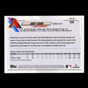 Andy Young RC Topps 2021 Rookie Diamondbacks