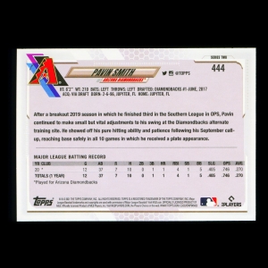 Pavin Smith RC Topps 2021 Rookie Diamondbacks