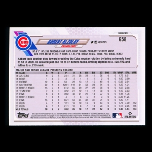 Adbert Alzolay Topps 2021 Future Stars Cubs