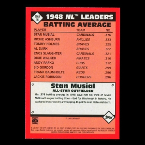 Stan Musial 2021 Topps '86 Retro NL All Star Cardinals
