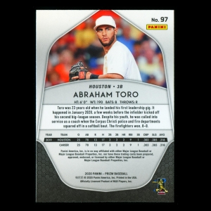 Abraham Toro RC 2020 Prizm Rookie Astros