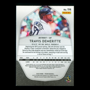 Travis Demeritte RC 2020 Prizm Rookie Tigers