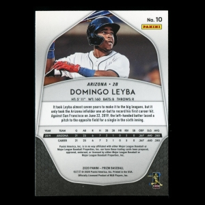 Domingo Leyba RC 2020 Prizm Rookie Diamondbacks