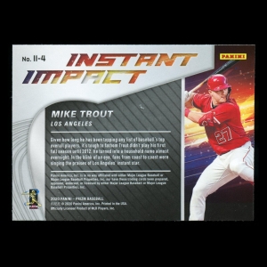 Mike Trout 2020 Prizm Instant Impact Angels