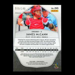 James McCann 2020 Prizm Red Donuts White Sox 069/149