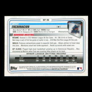 Jerar Encarnacion 2020 Bowman 1st Bowman Prospect Marlins