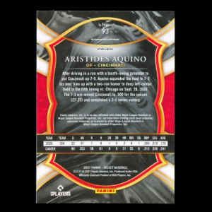 Aristides Aquino 2021 Select Tri-Color Reds