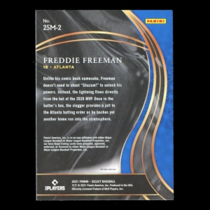 Freddie Freeman 2021 Select 25 Man Holo Braves
