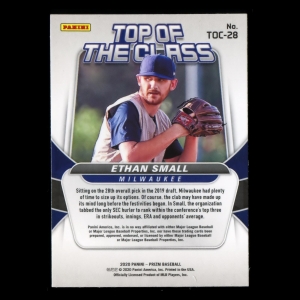 Ethan Small 2020  Prizm Top of the Class Brewers