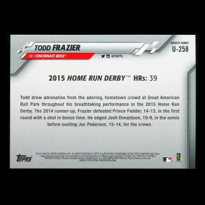 Todd Frazier 2020 Topps Home Run Derby Gold Foil Reds