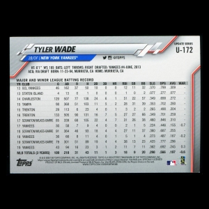 Tyler Wade 2020 Topps Rainbow Foil Yankees