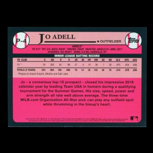 Jo Adell 2020 Topps 1989 Retro #1 Prospect Angels