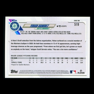 Yohan Ramirez RC Topps 2021 Rookie Mariners