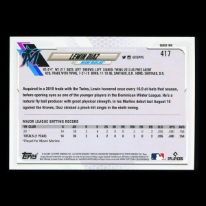 Lewin Diaz RC Topps 2021 Rookie Marlins