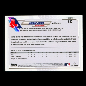 Tanner Houck RC Topps 2021 Rookie Variation Red Sox