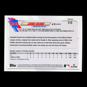 Adonis Medina RC Topps 2021 Rookie Phillies