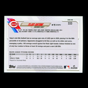 Tejay Antone RC Topps 2021 Rookie Reds