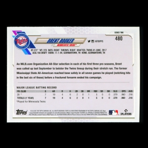 Brent Rooker RC Topps 2021 Rookie Twins