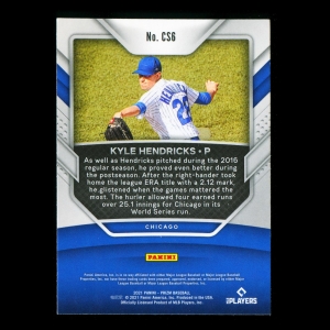 Kyle Hendricks 2021 Prizm Championship Stage Cubs