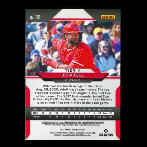 Jo Adell RC 2021 Prizm Rookie Angels