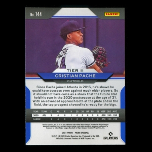 Cristian Pache RC 2021 Prizm Rookie Braves