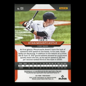 Ryan Mountcastle RC 2021 Prizm Rookie Orioles