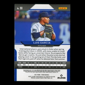 Luis Garcia RC 2021 Prizm Rookie Astros