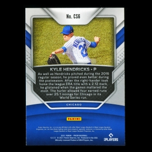 Kyle Hendricks 2021 Prizm Championship Stage Cubs