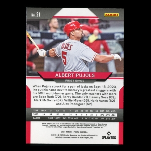 Albert Pujols 2021 Prizm Angels