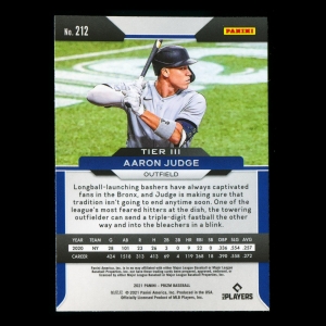 Aaron Judge 2021 Prizm Yankees