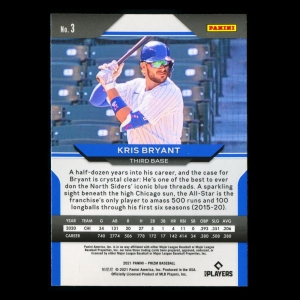Kris Bryant 2021 Prizm Cubs