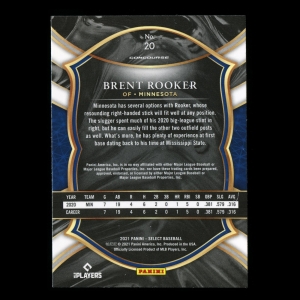 Brent Rooker RC 2021 Select Rookie Twins