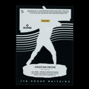 Cristian Pache RC 2021 Magnitude Rookie Braves