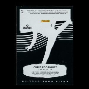 Chris Rodriguez RC 2021 Magnitude Rookie Angels