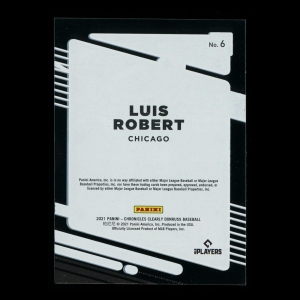 Luis Robert 2021 Clearly Donruss White Sox